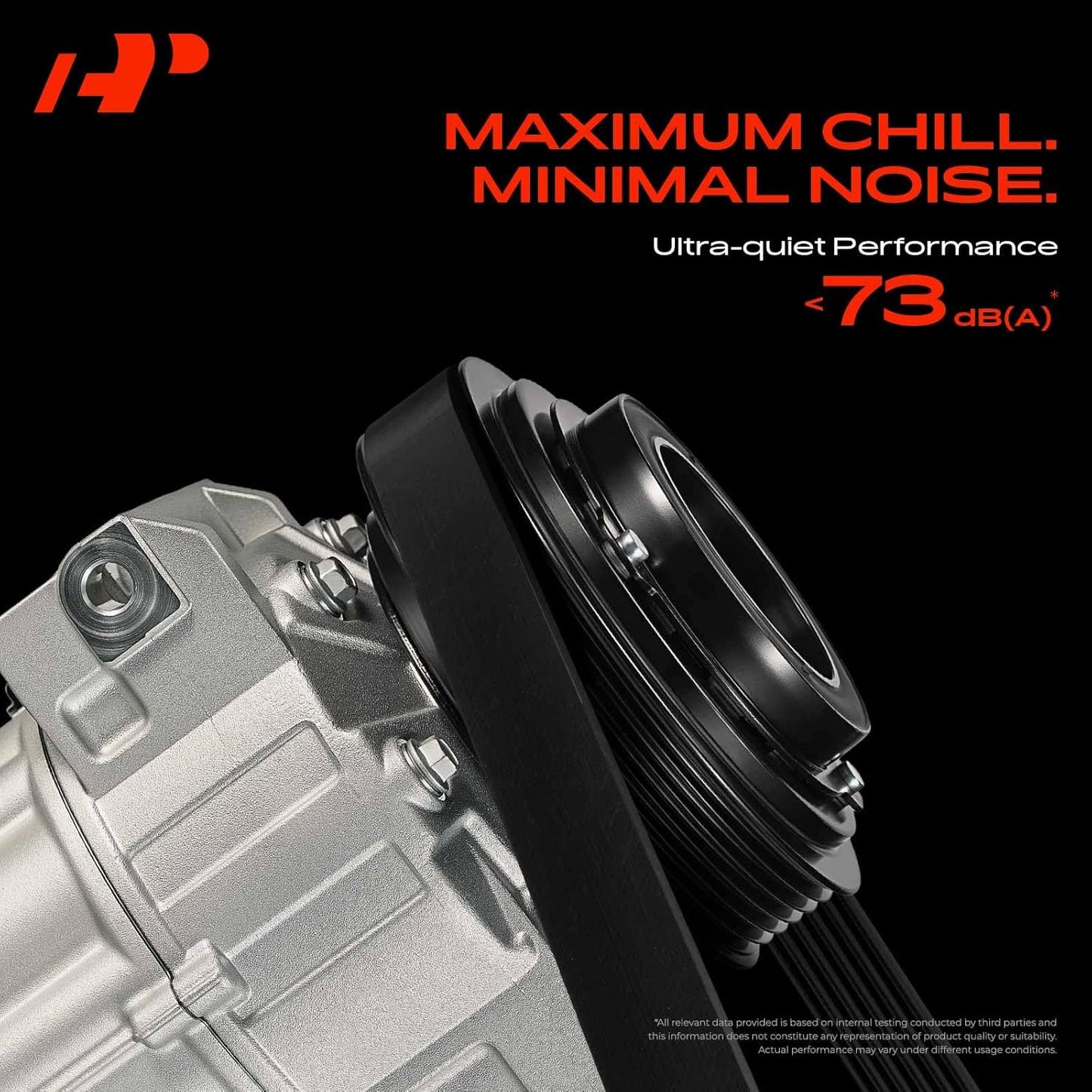 A-Premium Air Conditioner AC Compressor with Clutch Compatible with Volvo VAH 2011-2015, VHD 2008-2015, VNL 2008-2016, VNM 2008-2016 & Mack LEU MRU 2008-2015, 8.9L 10.8L 11.9L 12.1L 12.8L 14.9L 16.1L