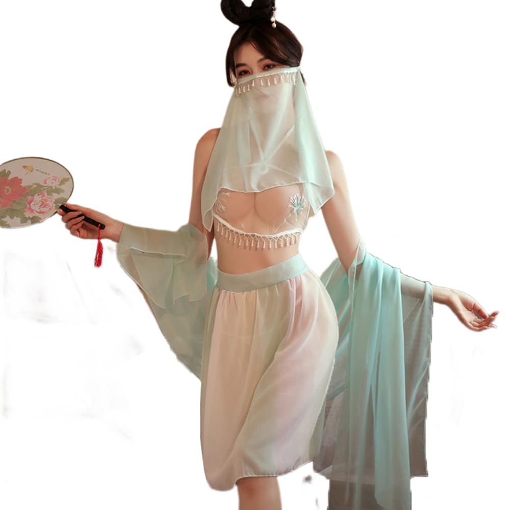 Women's cosplay Japanese anime geisha dress underwear Chinese style dancer sexy clothing