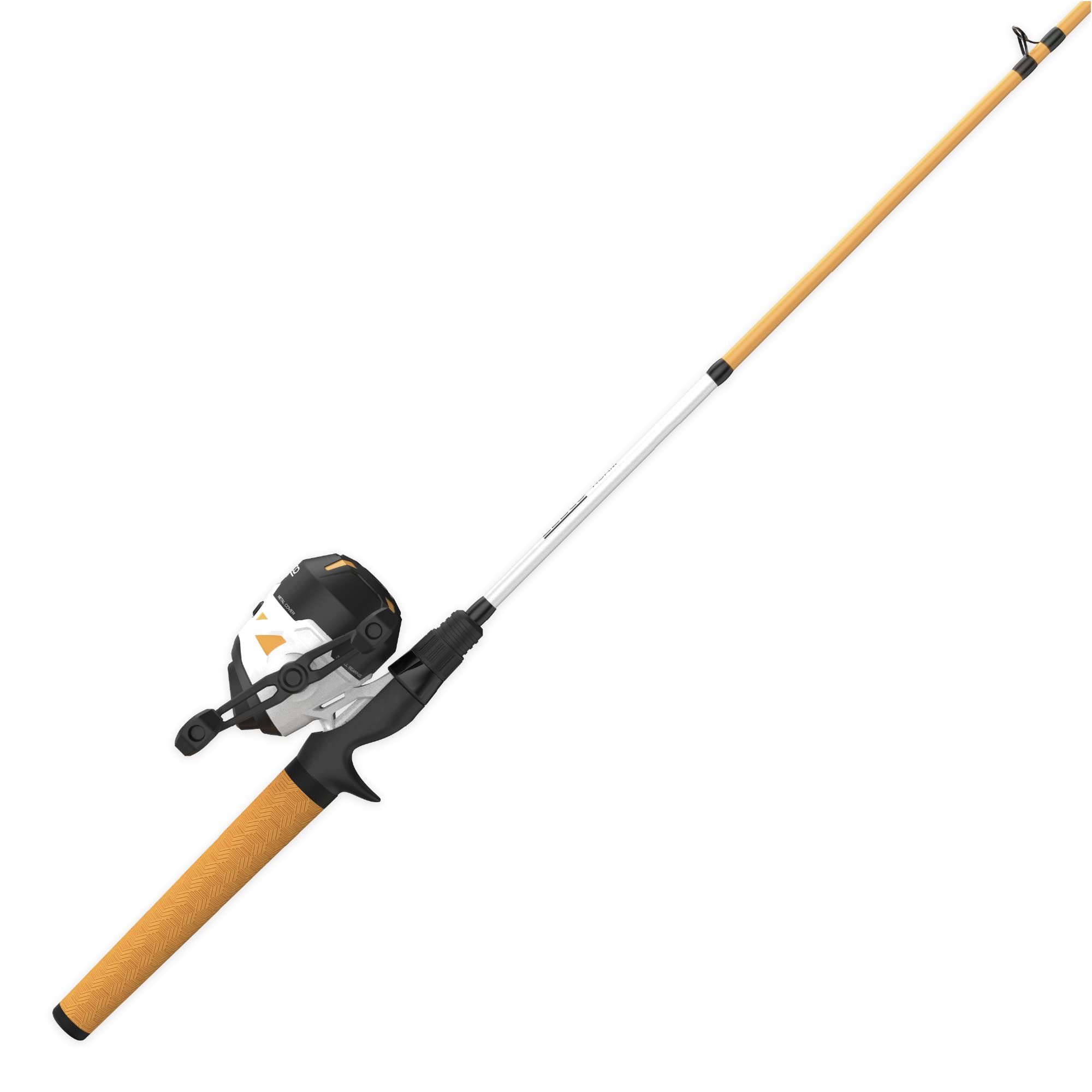 Zebco Roam Spincast Reel and Fishing Rod Combo, 6-Foot 2-Piece Fiberglass Fishing Pole with ComfortGrip Handle, Quickset Anti-Reverse Fishing Reel, Pre-Spooled with 10-Pound Zebco Line