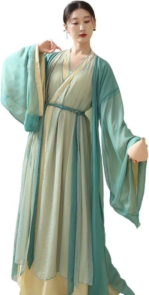 Chinese Hanfu Costume for Women Classical Dance Costume Gauze Dance Skirts Wei Jin style Top Chinese Style Clothes