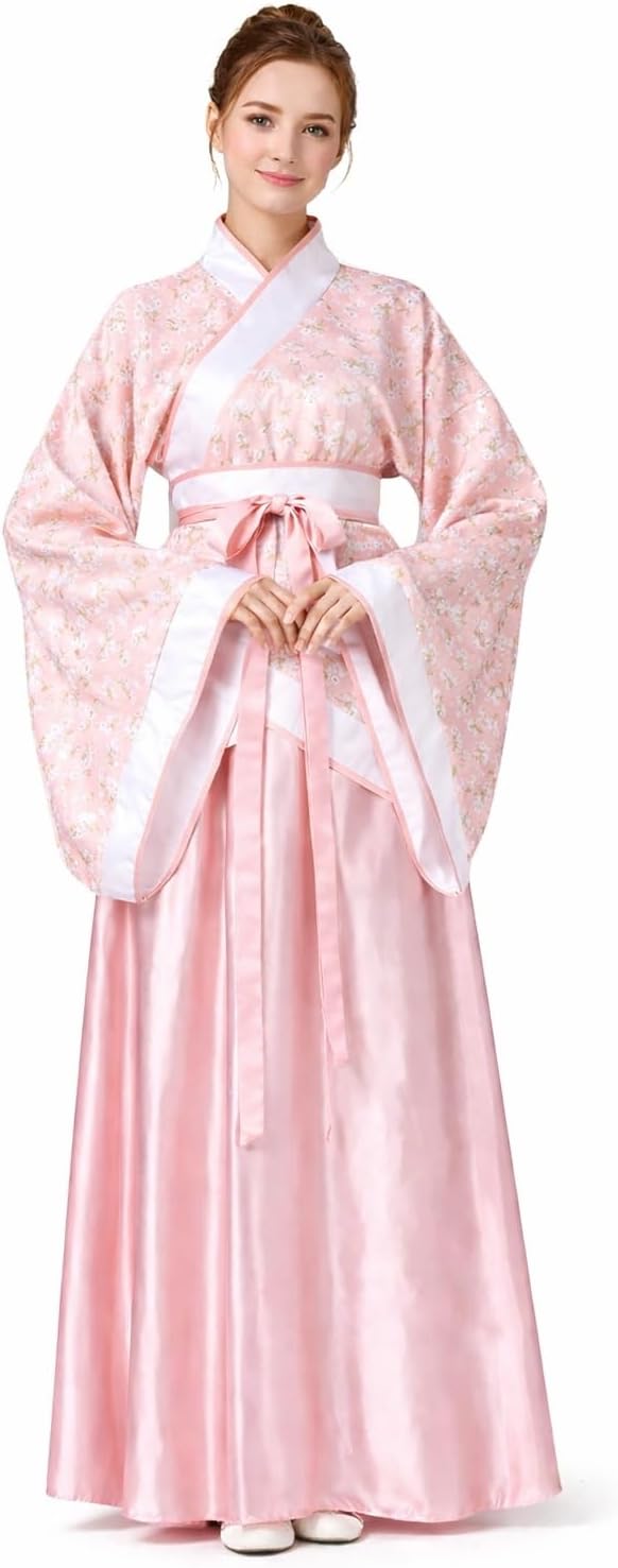 Lazutom Women’s Ancient Chinese Hanfu Dress Costume for Carnival Cosplay Halloween Festivals and Christmas Party Outfits