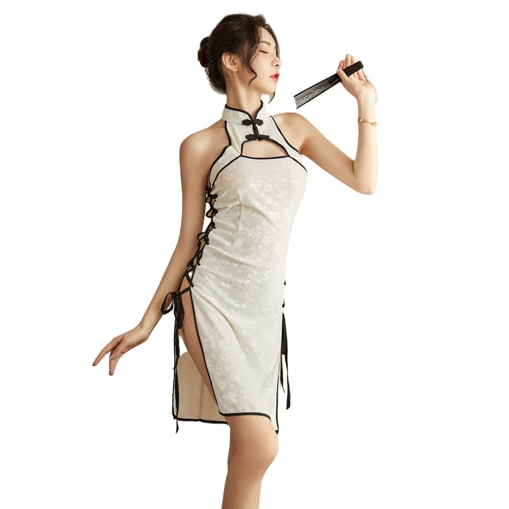 Chinese cheongsam underwear cosplay maid kawaii women's mini cheongsam pajamas