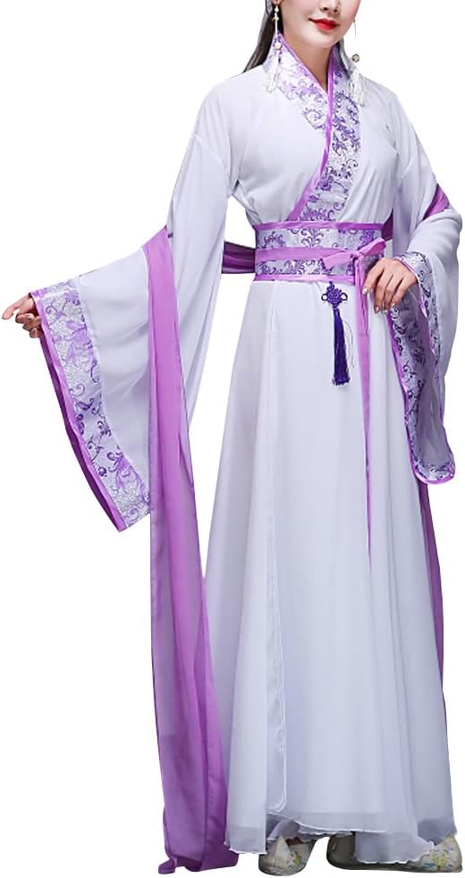 Chinese Fairy Costume Wide Sleeve Tradtional Hanfu Ruqun Ancient Princess Cosplay Lightweight Flowy Hanfu Dress for Women