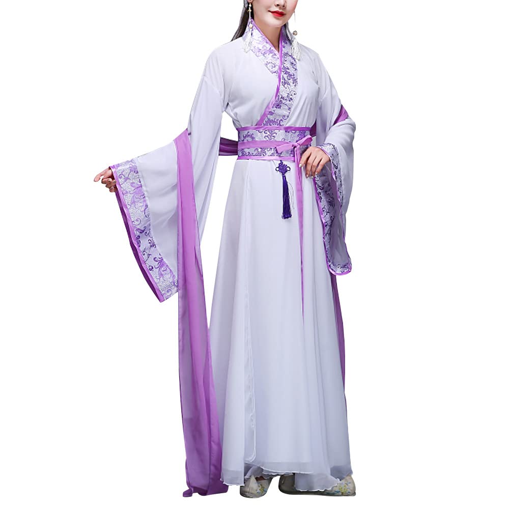 Chinese Fairy Costume Wide Sleeve Tradtional Hanfu Ruqun Ancient Princess Cosplay Lightweight Flowy Hanfu Dress for Women
