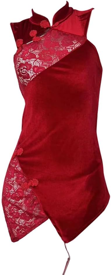 Chinese cheongsam underwear cosplay maid kawaii women's mini cheongsam pajamas