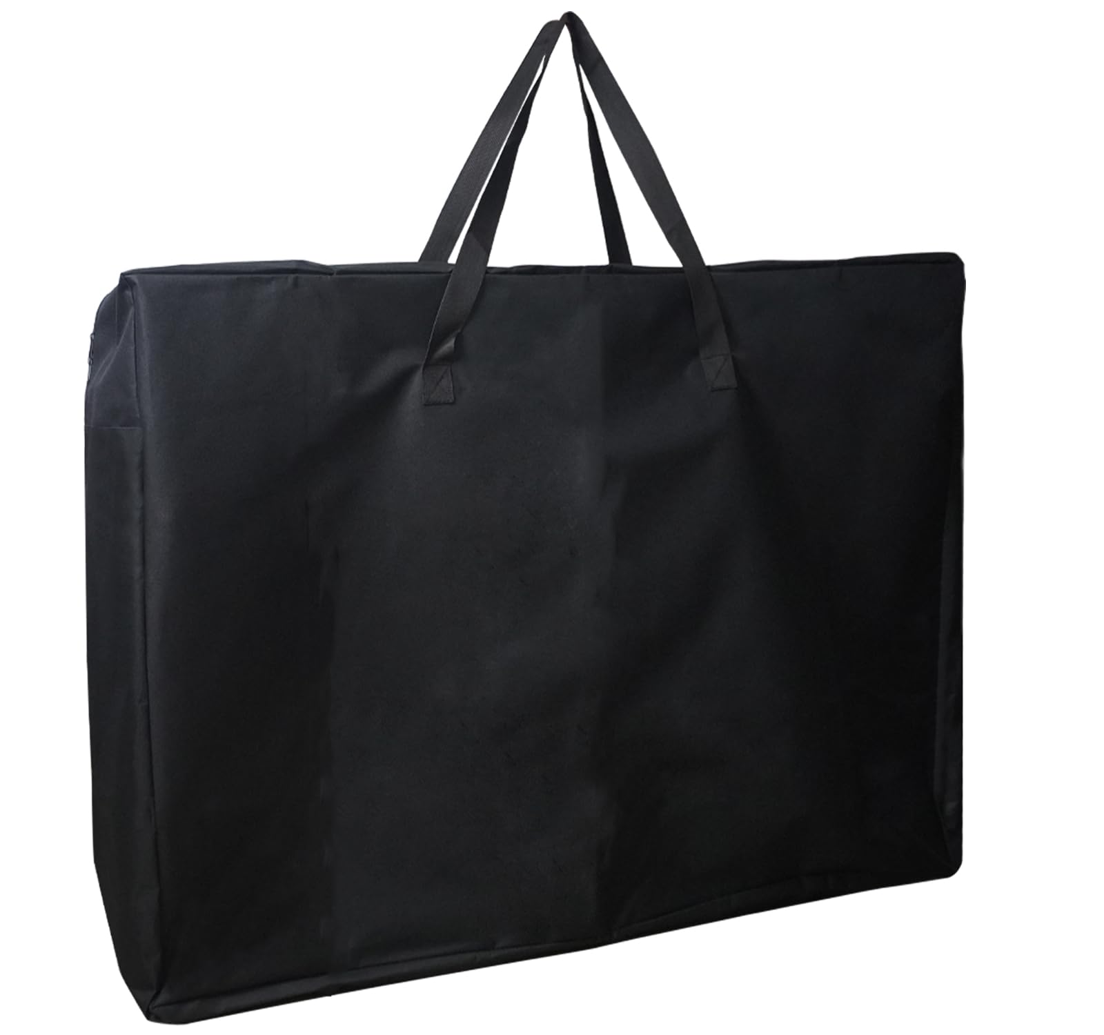 4/6/ 8 Foot Folding Table Storage Bag, Waterproof Heavy Duty Large Carrying Bag for Folding Tables, Picnic/Camp Tables Cover with Durable Zipper & Shoulder Strap, 31" D X 37" W X4.5 H, Black