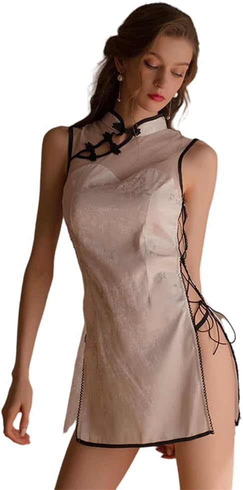 Sexy Cheongsam Chinese Dress Lingerie Anime Cosplay Costume