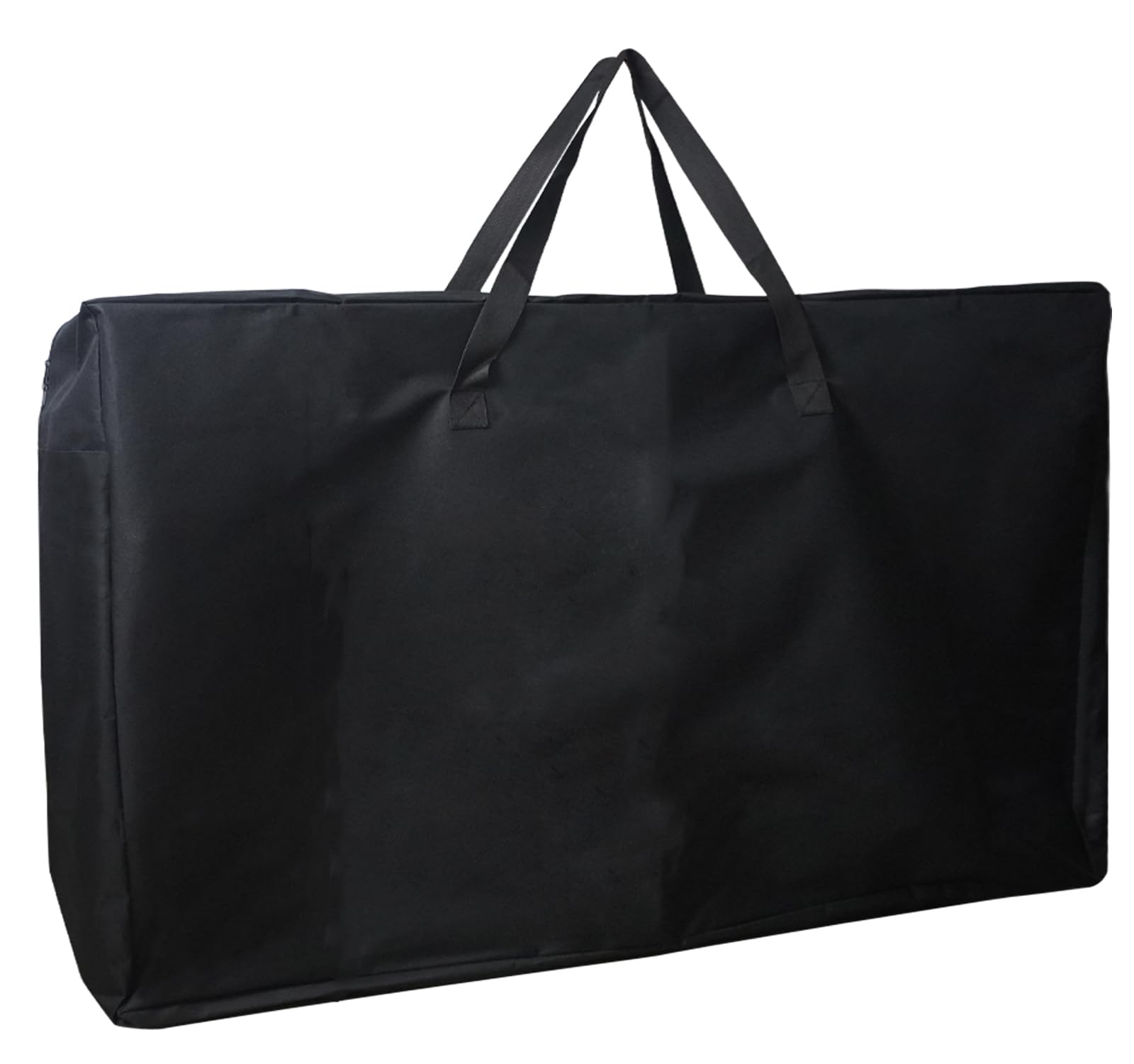 4/6/ 8 Foot Folding Table Storage Bag, Waterproof Heavy Duty Large Carrying Bag for Folding Tables, Picnic/Camp Tables Cover with Durable Zipper & Shoulder Strap, 31" D X 37" W X4.5 H, Black
