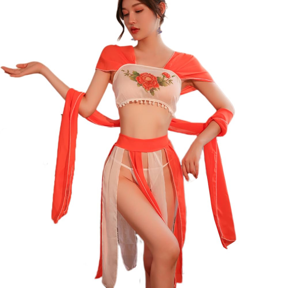Women's cosplay Japanese anime geisha dress underwear Chinese style dancer sexy clothing