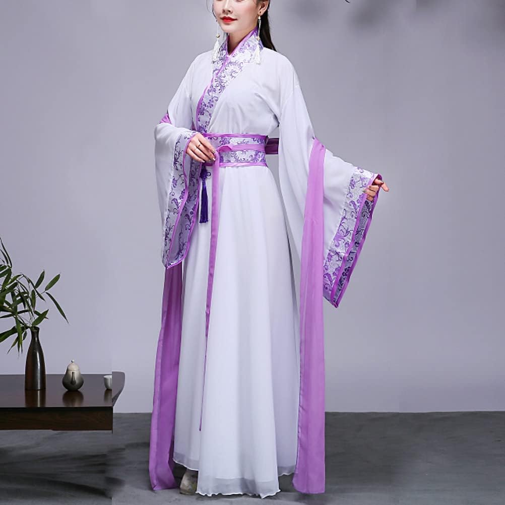 Chinese Fairy Costume Wide Sleeve Tradtional Hanfu Ruqun Ancient Princess Cosplay Lightweight Flowy Hanfu Dress for Women
