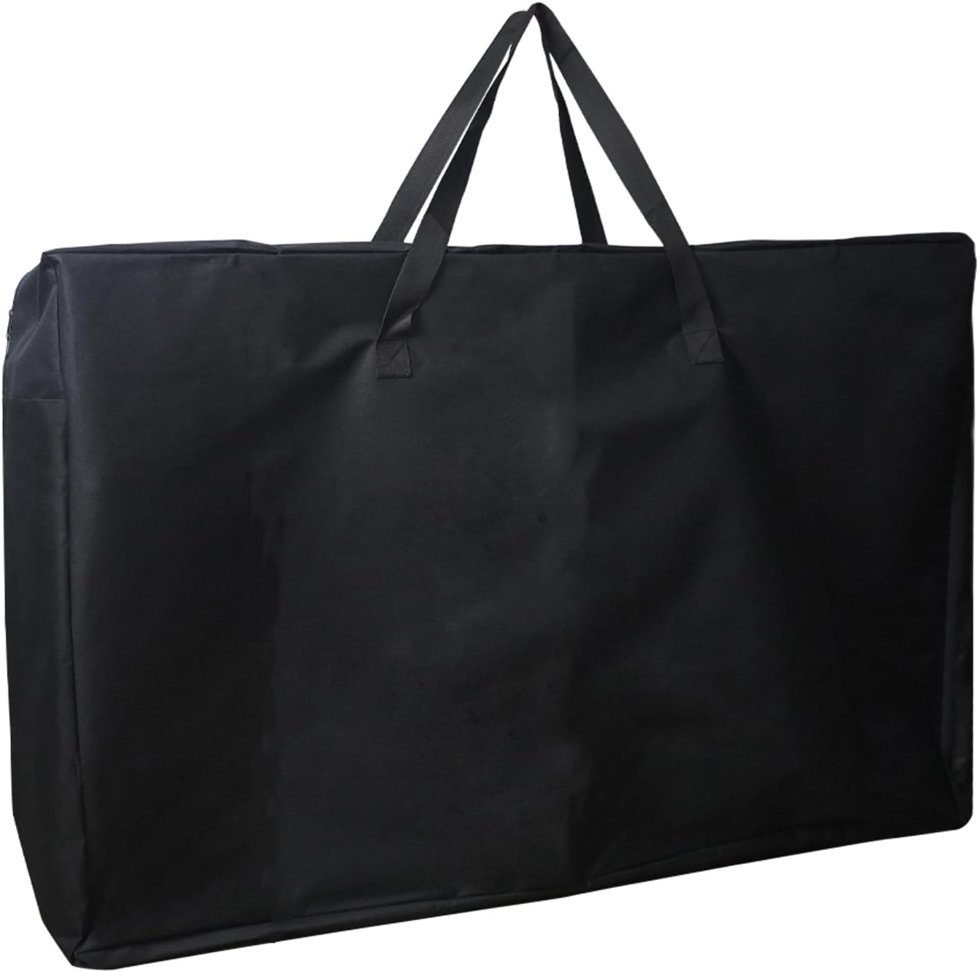 4/6/ 8 Foot Folding Table Storage Bag, Waterproof Heavy Duty Large Carrying Bag for Folding Tables, Picnic/Camp Tables Cover with Durable Zipper & Shoulder Strap, 31" D X 37" W X4.5 H, Black