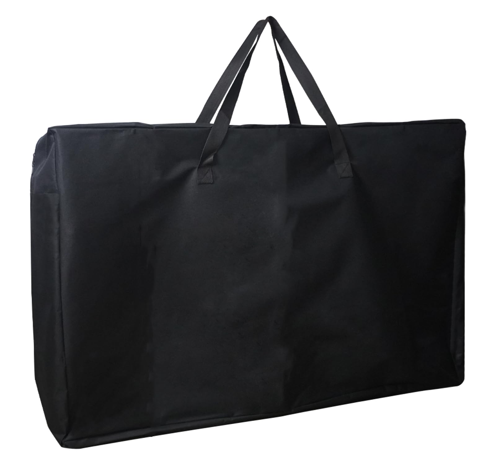 4/6/ 8 Foot Folding Table Storage Bag, Waterproof Heavy Duty Large Carrying Bag for Folding Tables, Picnic/Camp Tables Cover with Durable Zipper & Shoulder Strap, 31" D X 37" W X4.5 H, Black