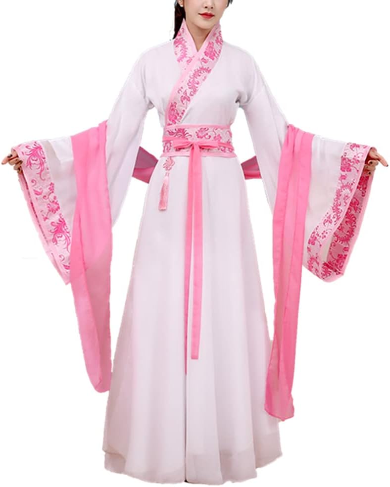 Deluxe Chinese Ancient Tang Dynasty Sexy Flying Phoenix Girl Dance Costume Hanfu Perfromance Wear Outfit