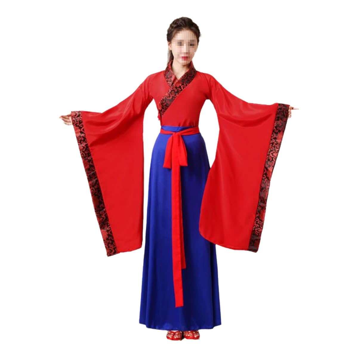 Lazutom Women Ancient Traditional Chinese Hanfu Dress Carnival Halloween Christmas Fancy Dress