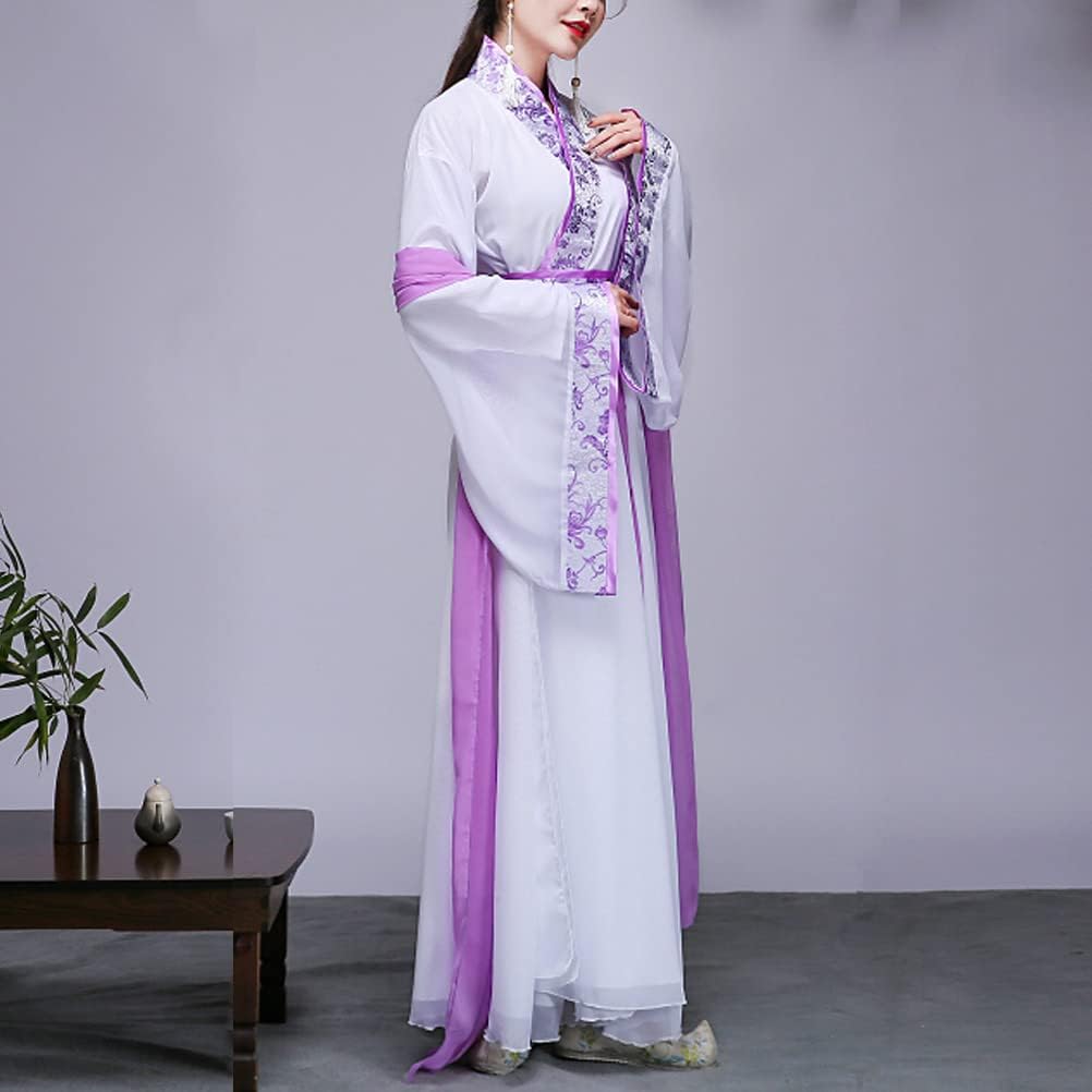 Chinese Fairy Costume Wide Sleeve Tradtional Hanfu Ruqun Ancient Princess Cosplay Lightweight Flowy Hanfu Dress for Women
