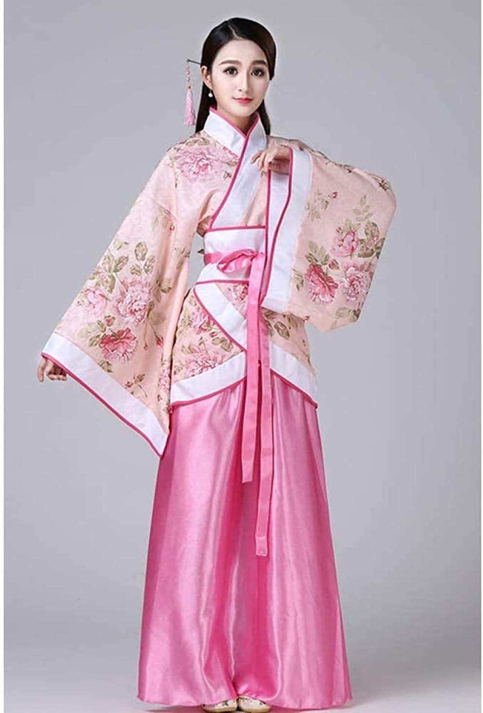 Lazutom Women’s Chinese Hanfu Dress Traditional Ancient Fairy Cosplay Costume for Halloween & Carnival Parties