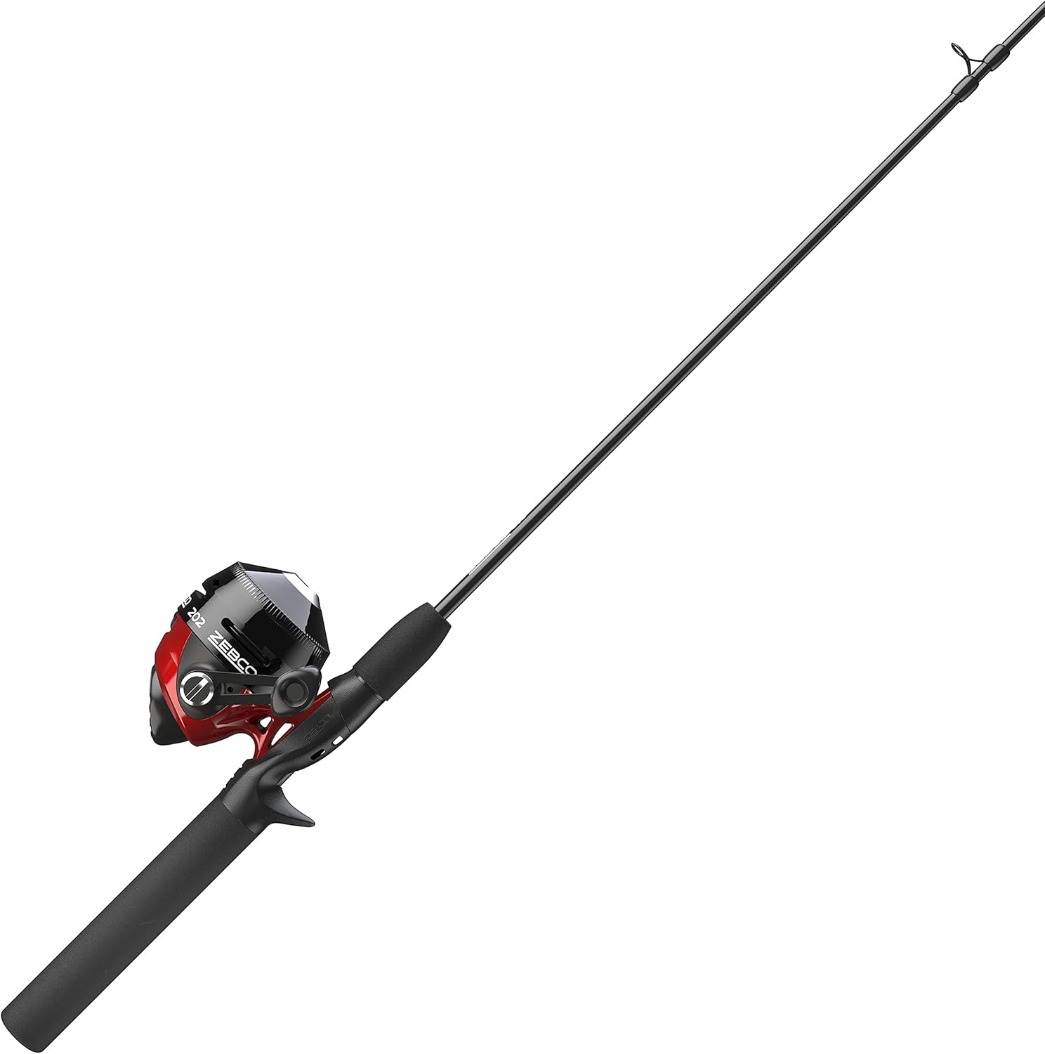 Zebco 202 Spincast Reel and Fishing Rod Combo, Right-Hand Retrieve, Pre-Spooled with 10-Pound Line,