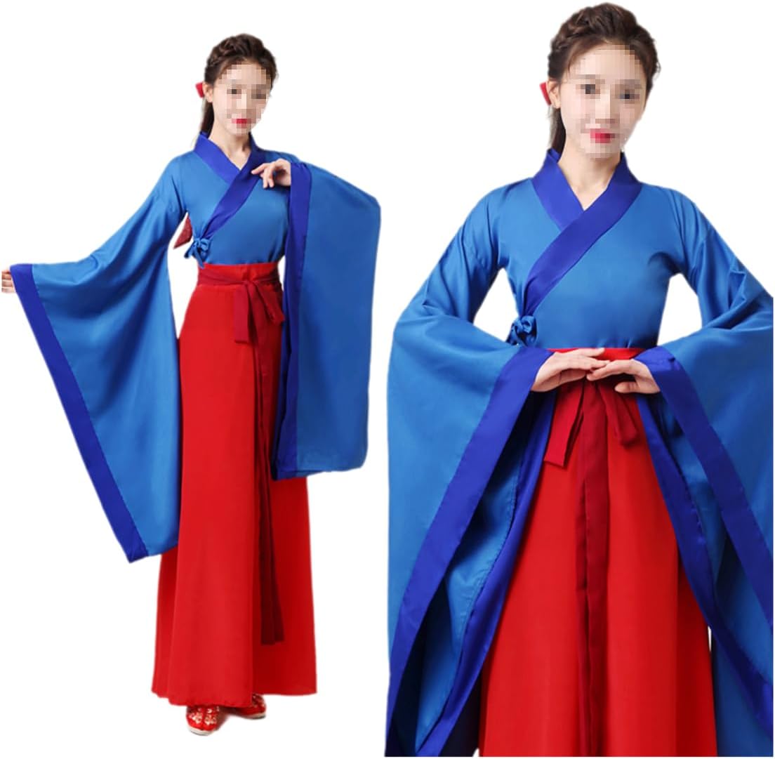 Lazutom Women Ancient Traditional Chinese Hanfu Dress Carnival Halloween Christmas Fancy Dress