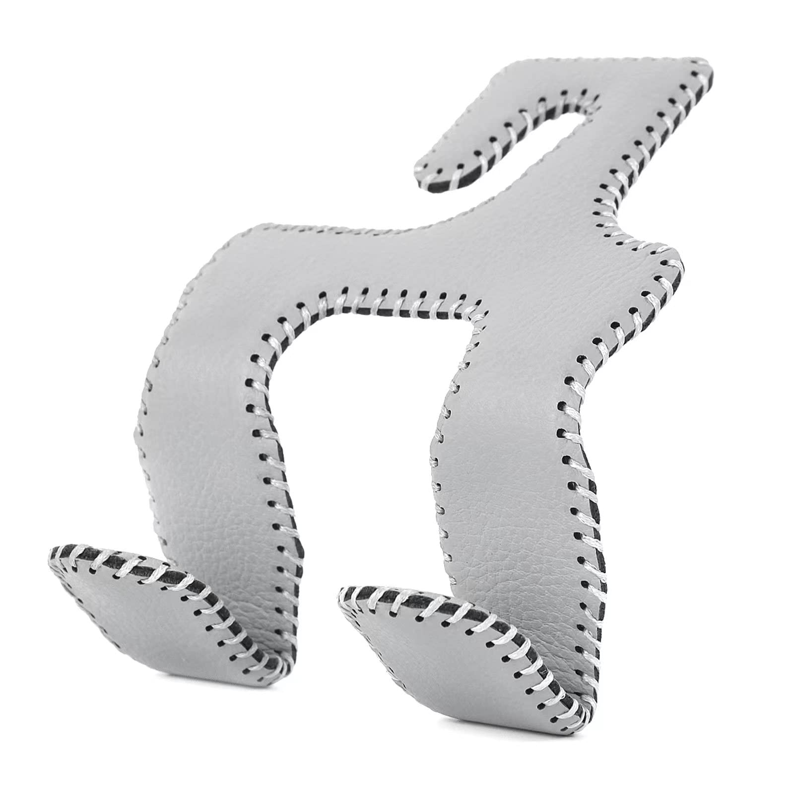 【2021 Upgraded】 Car Purse Hook, 2 in 1 Car Seat Headrest Hooks Durable Hanger Storage Holder Leather Organizer for Hanging Grocery Bags, 1 Pack, Black