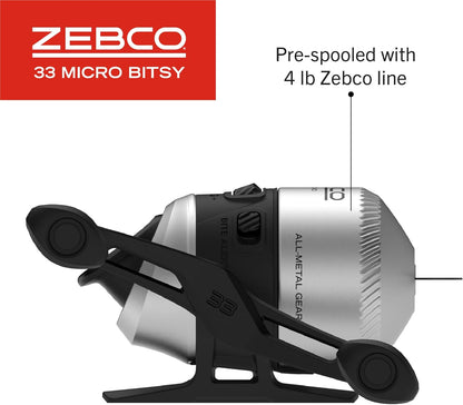 ZebcoProstaff Spincast Combo