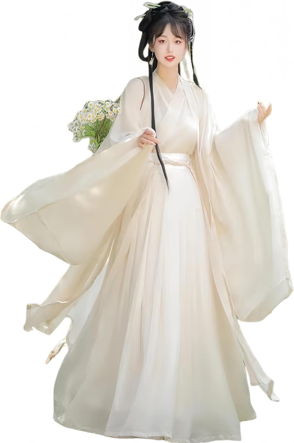 Chinese Hanfu Dress for Women Traditional Embroidered Clothing Elegant Hanfu Costume