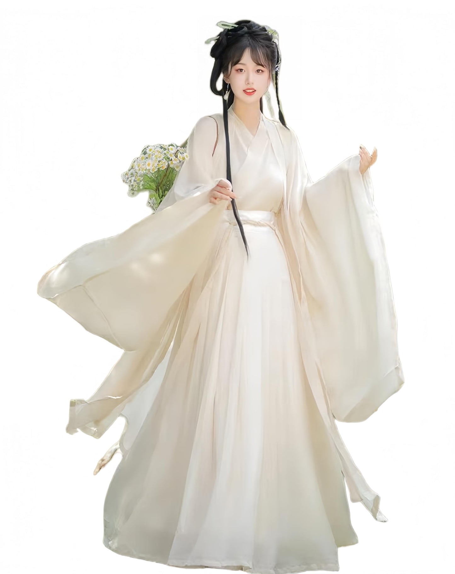 Chinese Hanfu Dress for Women Traditional Embroidered Clothing Elegant Hanfu Costume