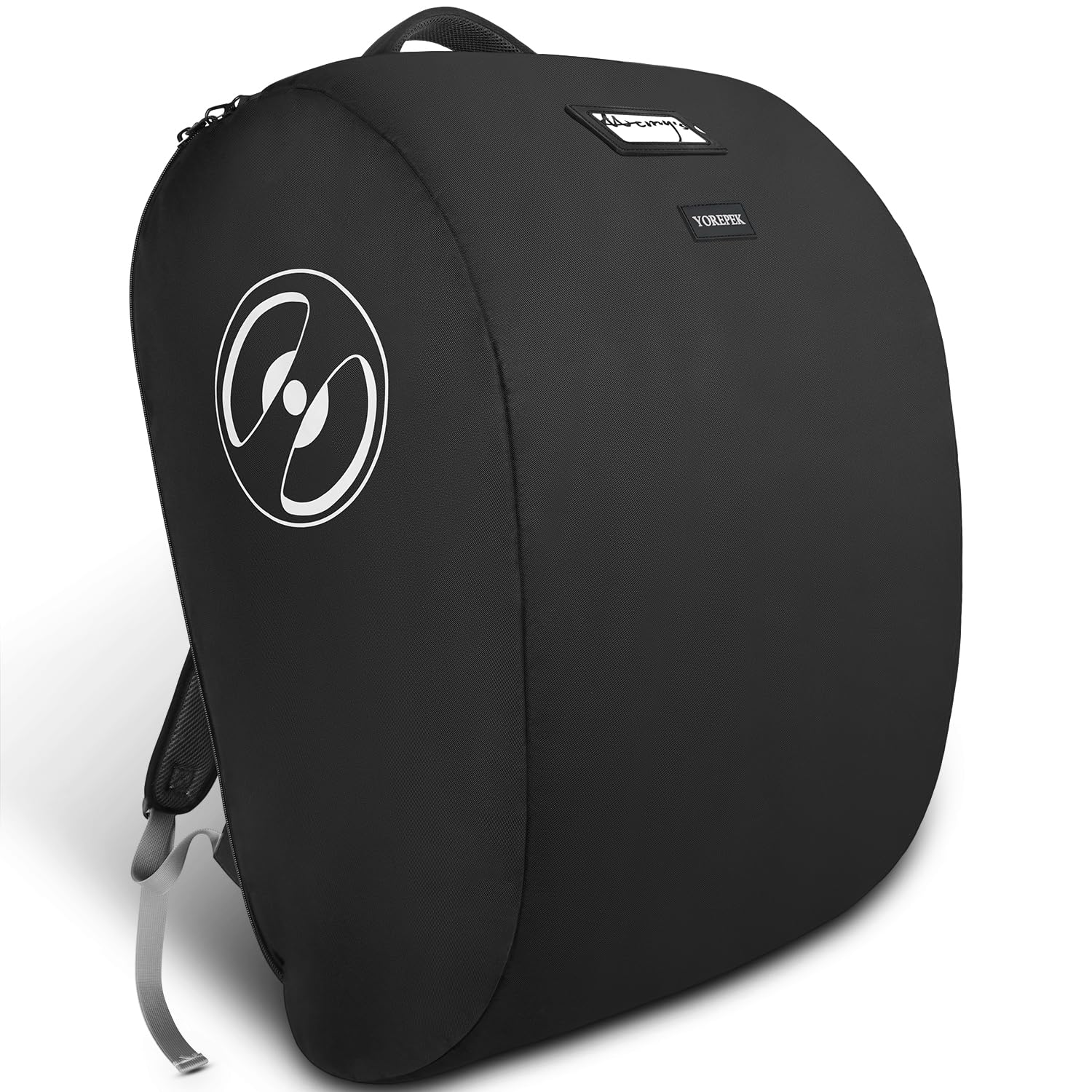 YOREPEK Padded Car Seat Travel Bag for Airplane, Fits for Doona Car Seat Stroller with isofix Base, Infant Car Seat Bags with Lockable Zipper, Foldable Gate Check Stroller Backpack for Baby Travel