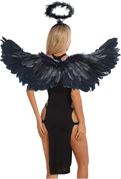 YEAHDOR 3 PCS Women Sleeveless Sides Split Cheongsam Bodycon Dress Cosplay Costume Sexy Lingerie Nightgown