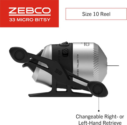 ZebcoProstaff Spincast Combo