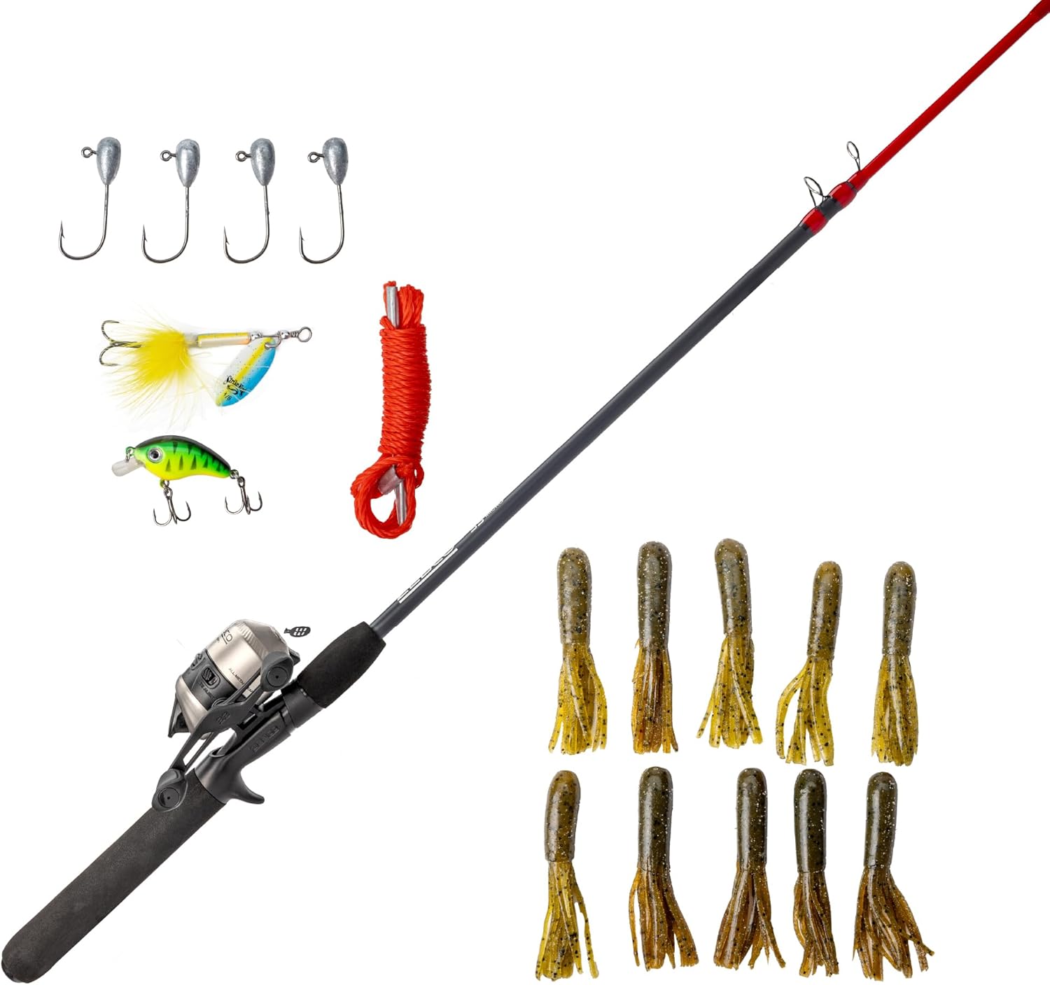 ZebcoProstaff Spincast Combo